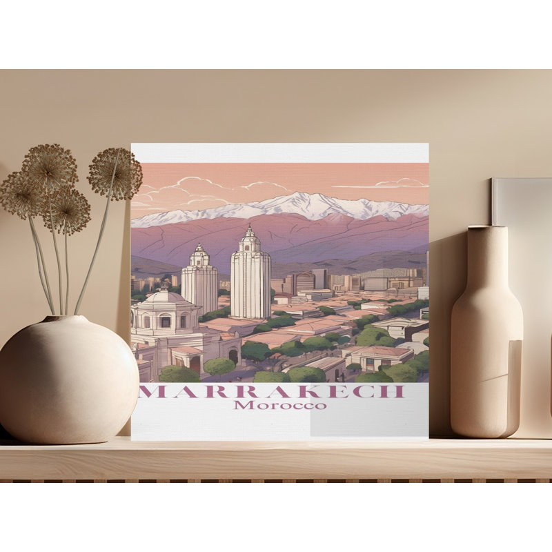 Olvera Wrapped Canvas Print Set, 30x30