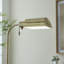 Pharmacy Reader Floor light finished in Ant. Brass