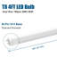 Ampoule à DEL T8 28 watts G13 / culot à deux broches-71070246