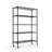 Heavy Duty 5 Tier Wire Shelving Unit Multi Purpose Metal Storage Rack 1650 Lbs Capacity Steel Storage Shelves Adjustable Metal Shelf With  Wheels And Leveling Feet For Garage Kitchen Warehouse Office-732949867-732949864