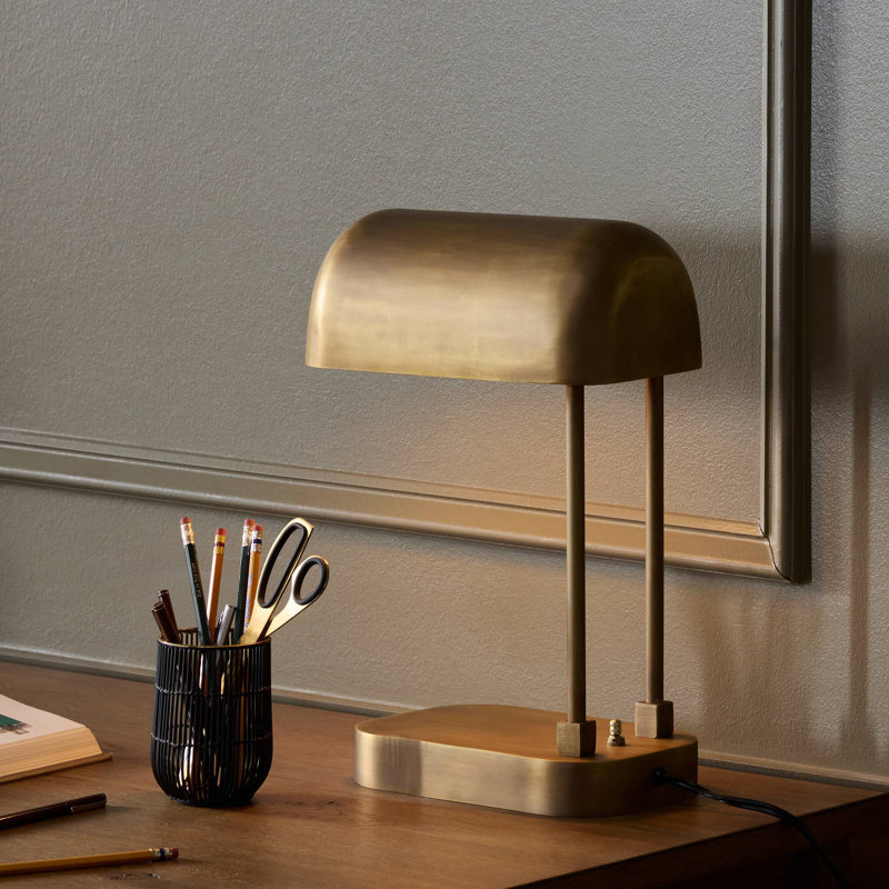Lampe de table Merlin - Laiton antique vieilli