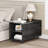 Modern Expandable Sofa End Table with Storage and Adjustable Shelf,Living Room End Side Table with Four Legs,Modular Sofa Table for Bedroom,Office-1528873212