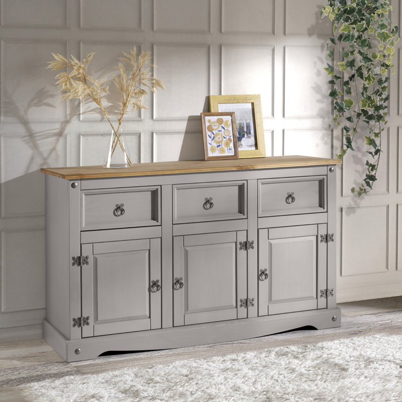 Corona 65.91'' Sideboard, Gray Wash, 29.88" H x 49.25" W x 15.75" D