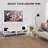 Janci TV Stand for TVs up to 65" with open Storage, media management and solid wood feet-542491538