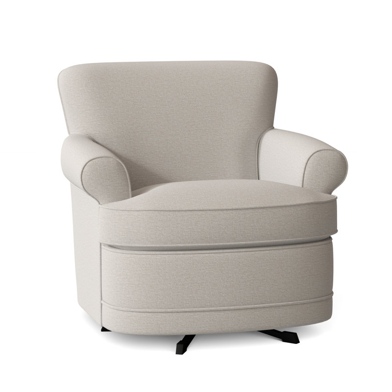 Maxton Armchair, White Performance Fabric; 0851-94