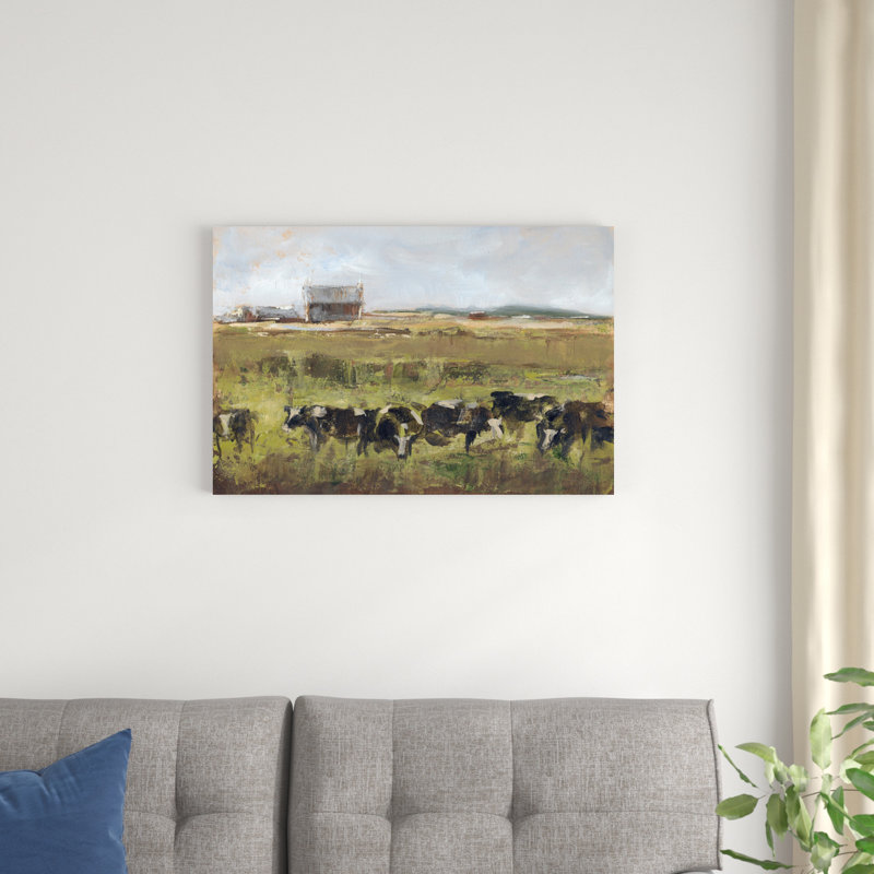 Out To Pasture I, H 20 po x l 30 po x P 1,25 po