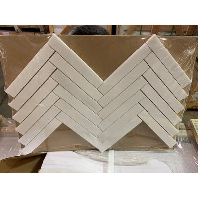 Carreaux de mosaïque en marbre et chevron en marbre