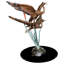 Statue de jardin héron volant