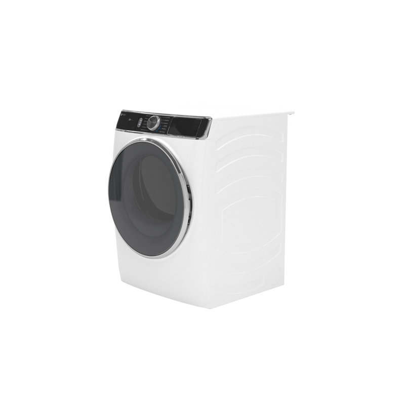 GE Profile™ 7.8 cu. ft. Capacity Smart Front Load Gas Dryer with Steam and Sanitize Cycle, Natural Gas, White