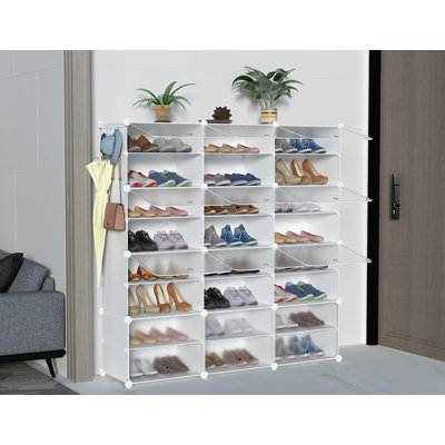 48 Pair Stackable Shoe Storage Box