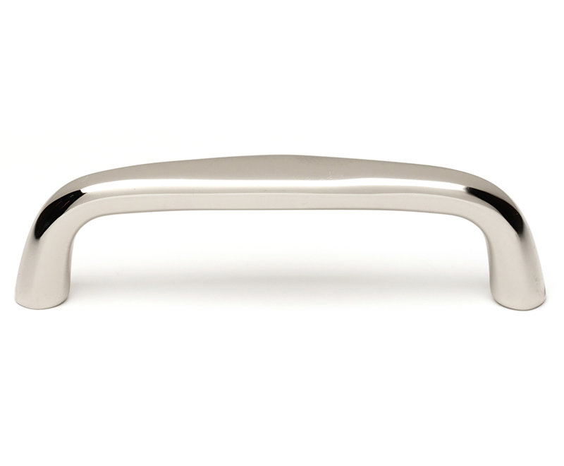 Contemporary Arch Pull, Polished Nickel
