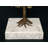 Marble and Brass Figurine / Sculpture Decorative Object