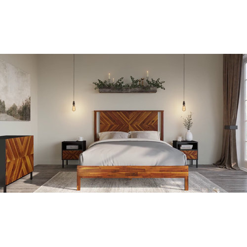 Millwood Pines Vivian Solid Wood Rustic Headboard & Reviews | Wayfair