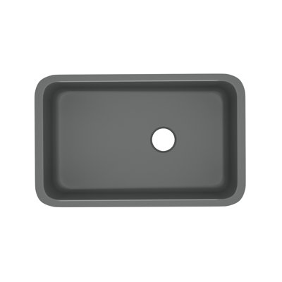 Allia 32" Fireclay Single Bowl Undermount Kitchen Sink