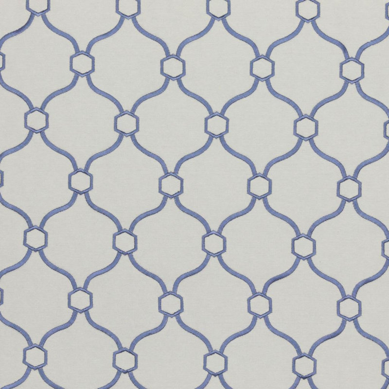 Tissu quadrilobe Suite Picardie, Wedgewood