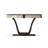 Black Rectangular Sintered Stone; Console Table-107564474
