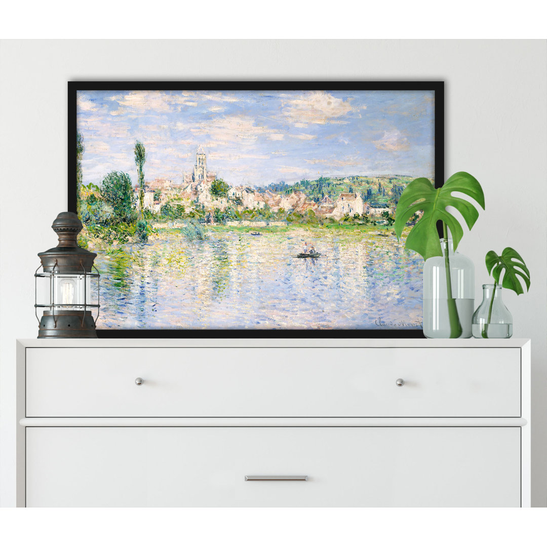 Gerahmter Kunstdruck Vetheuil in Summer von Claude Monet