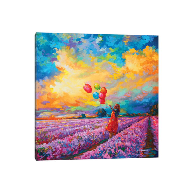 Impressionist Art by Leon Devenice - Wrapped Canvas Painting, 45.72cm H x 45.72cm W 1.91cm D