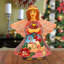 5'' Wood Hanging Figurine Ornament