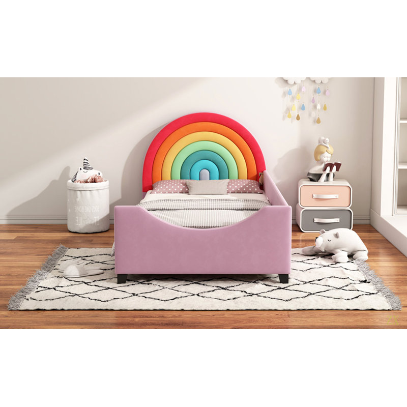 Lit de jour simple rembourré Rainbow