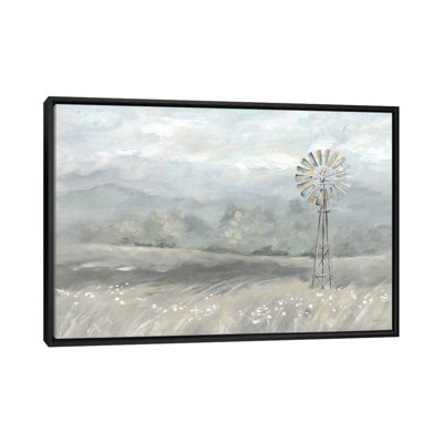 " Country Meadow Windmill Landscape Neutral " by Cynthia Coulter