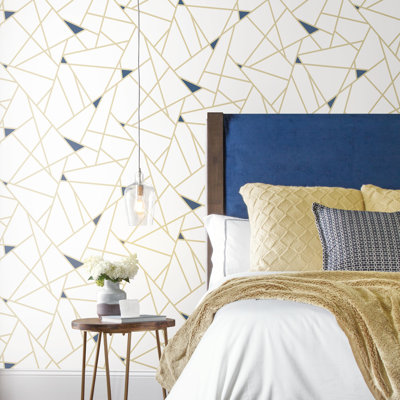 Sajad Fracture 20.5" L x 197" W Peel and Stick Wallpaper Roll