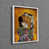 White Floater Framed