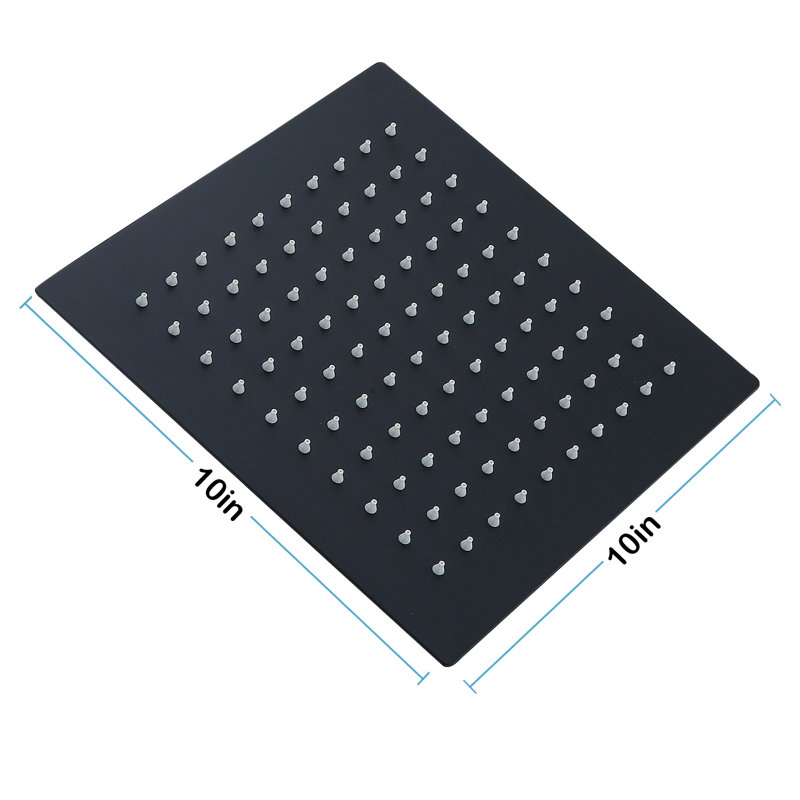 Rain Adjustable Shower Head 2.0 GPM GPM,  Matte Black