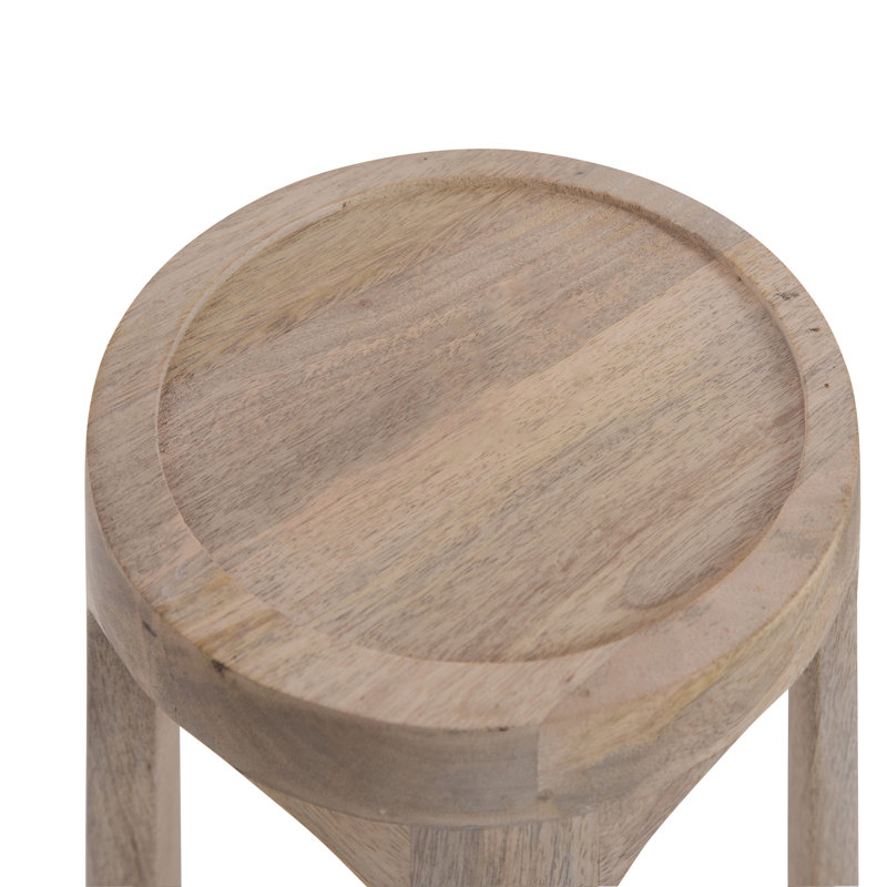 Table de bout Chewelah, Blanc, H 23 po x l 8 po x P 8 po