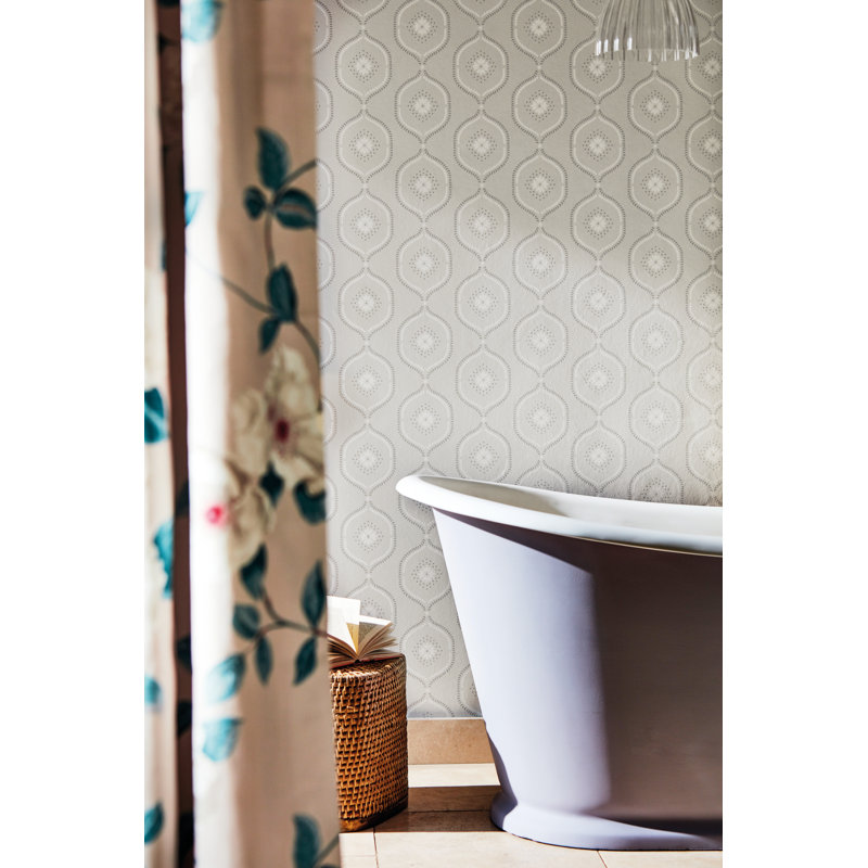 Milcombe Wallpaper, Powder Pink