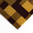 Checkered Brown Indoor and Outdoor Area Rug-890058621