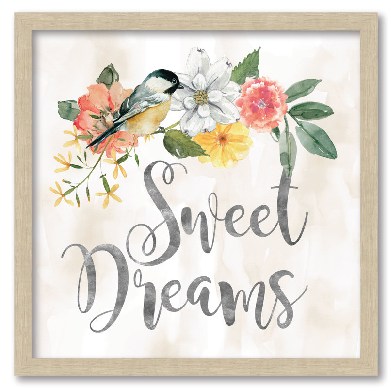 Sweet Dreams 16x16 Framed Board