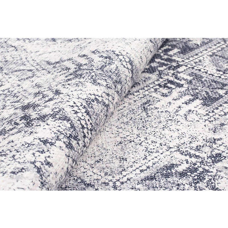 Luxurious Machine Washable Area Rug, 4.9 x 7.5 Feet, 100% Polyester, 1850 g/m², Pile Height: 0.2 inches | Eco-Friendly Recycled Poly Cotton Backing | Perfect for Living Room & Bedroom, Soft and Durable Design