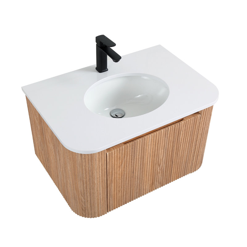 Meuble-lavabo mural flottant 30 po Modern, 30"