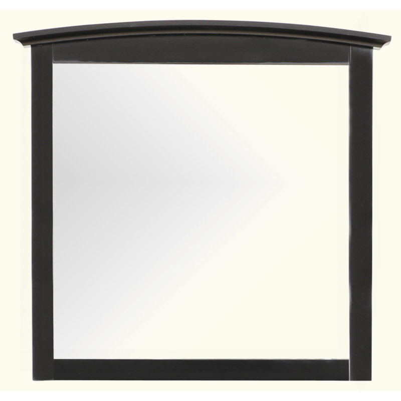 Miroir mural noir élégant et décontracté