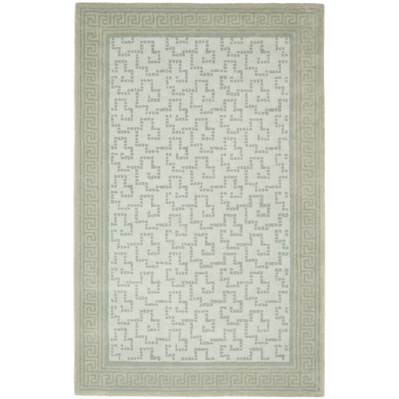 Martha Stewart Byzantium Hand Tufted Wool Geometric Rug, Rectangle 5' x 8'