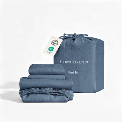 Clara 100% French Linen Sheet Set