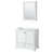Blanc / chrome poli