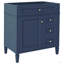 Meuble-lavabo de salle de bain de 30 po sans lavabo supérieur, armoire de rangement moderne avec 2 tiroirs et un tiroir rabattable (BASSIN INCLUS)-1334388422-1334388427