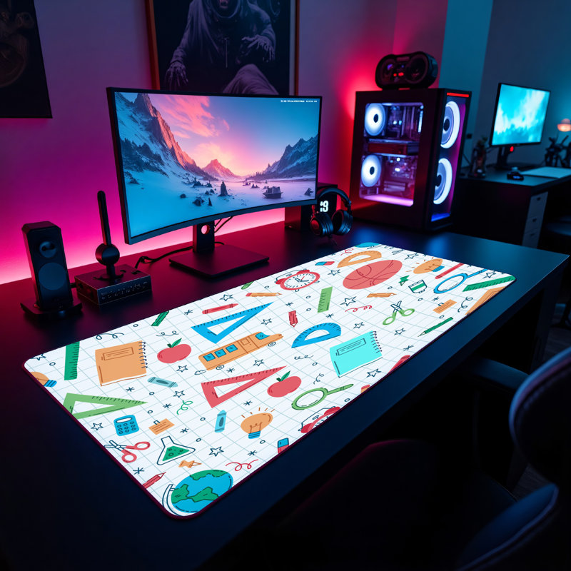Polyester Desk Pad, 23.6x13.8