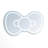 Hello Kitty RGB Bow Wall Mirror with LED Strip Lights, App Controlled WiFi Smart Makeup Vanity Mirror