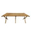 Table de salle à manger portative pliable en bois multifonctionnelle, Naturalindoor et Outdoor Universal, naturel