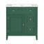 Meuble-lavabo 30 po avec comptoir, meuble-lavabo avec porte et deux tiroirs, structure en bois massif, un paquet-117193327-117193324