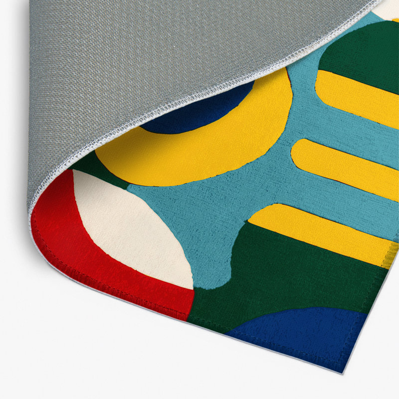 Tapis d'intérieur et d'extérieur Poppy Stomp, Rectangle 1 pi 6 po x 2 pi 6 po