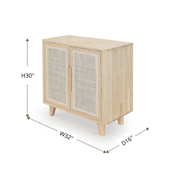 Harmonie Workshop Solid Wood Accent Cabinet | Wayfair
