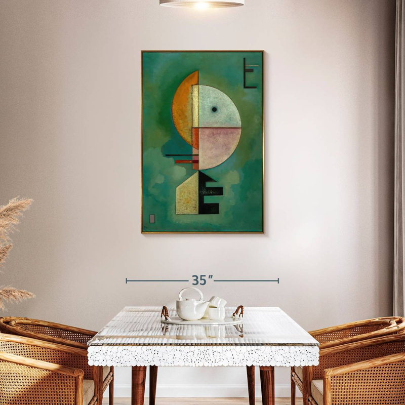 Upward, 21" x 31", Floating Frame Gold