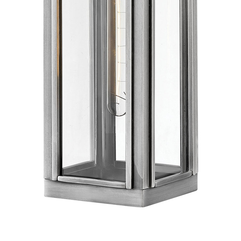 Harbor Outdoor Wall Lantern, 21.25" H x 5.5" W x 7.5" D, Burnished Bronze