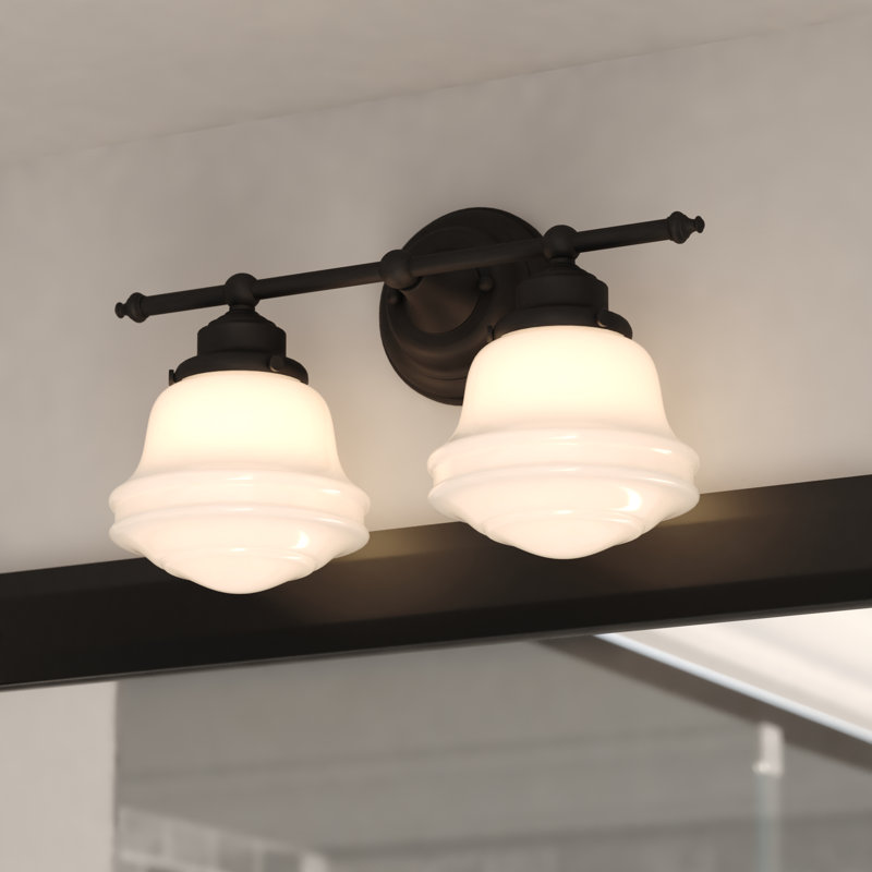 Margaree Dimmable Vanity Light, Oil Rubbed Bronze, 10.5" H x 6.75" W x 6.75" D, 2 Lights