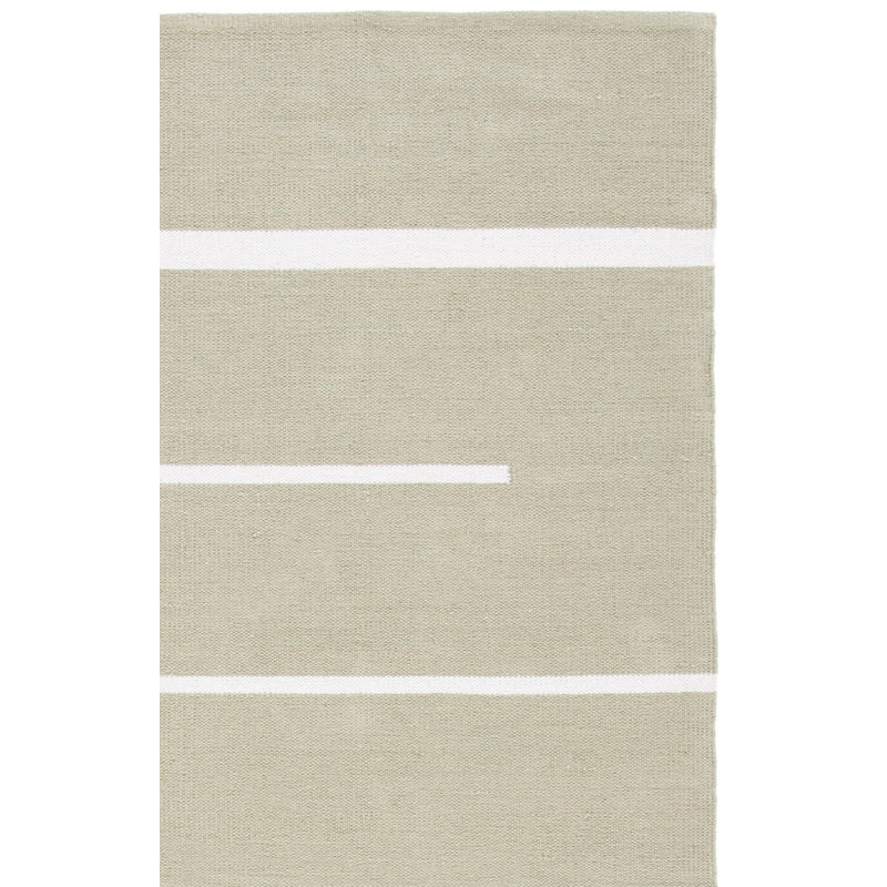 Estis Hand Woven Cotton Striped Rug, Runner 2'3" x 8'
