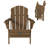 HDPE Folding Outdoor Adirondack Chair-61533930
